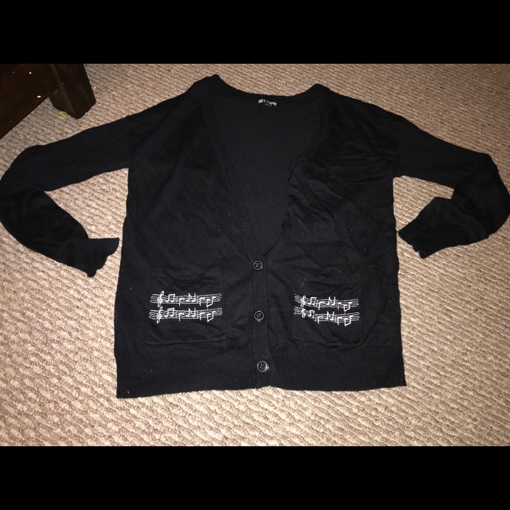 Music Note Cardigan